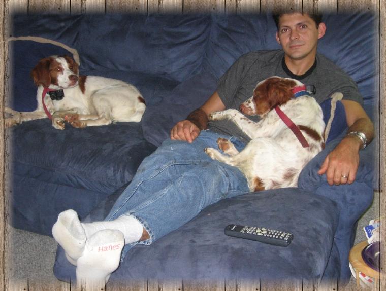 Hanging out on the couch